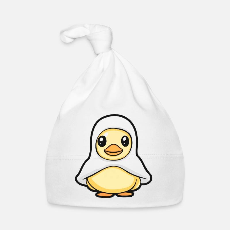 Ente Halloween Comic Geist Baby Bio-Mütze