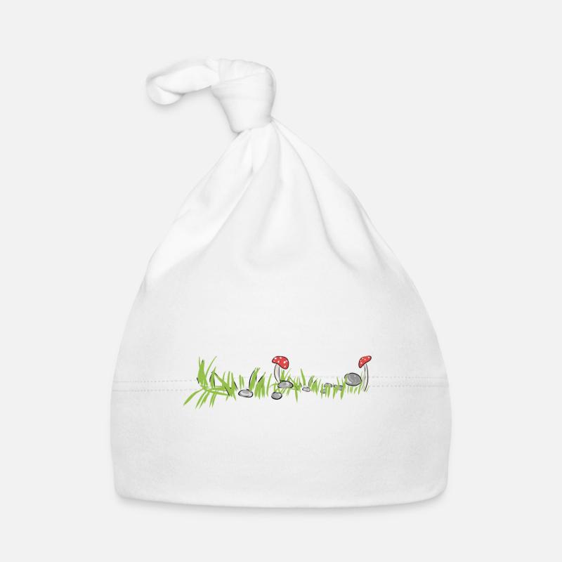 Herbe Nature Champignon Surface Sol Bonnet bio Bébé