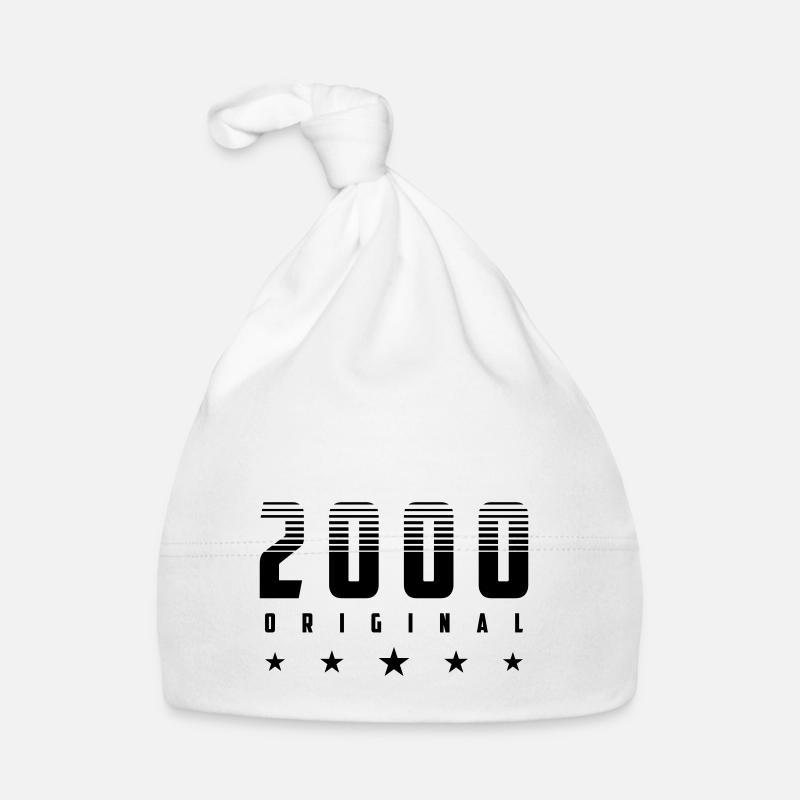 Original 2000 Geburtsjahr | Farbe änderbar Baby Bio-Mütze
