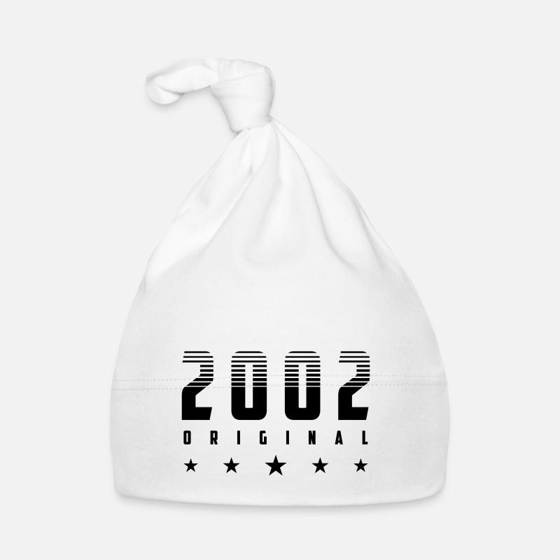 Original 2002 Année de naissance | Couleur modifiable Bonnet bio Bébé