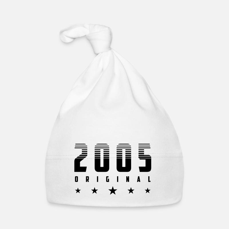 Original 2005 Année de naissance | Couleur modifiable Bonnet bio Bébé