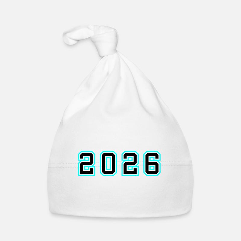 2026 Année Anniversaire Bonnet bio Bébé
