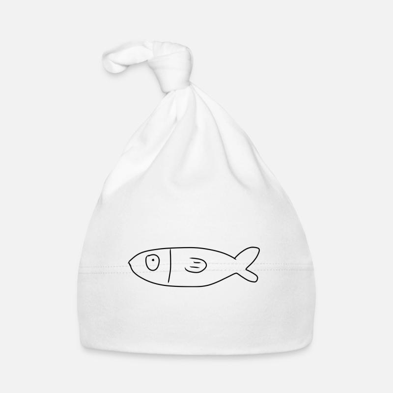 Fisch Symbol Tier Baby Bio-Mütze