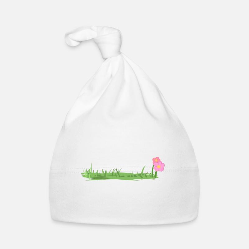 Boden Symbol Blume Baby Bio-Mütze