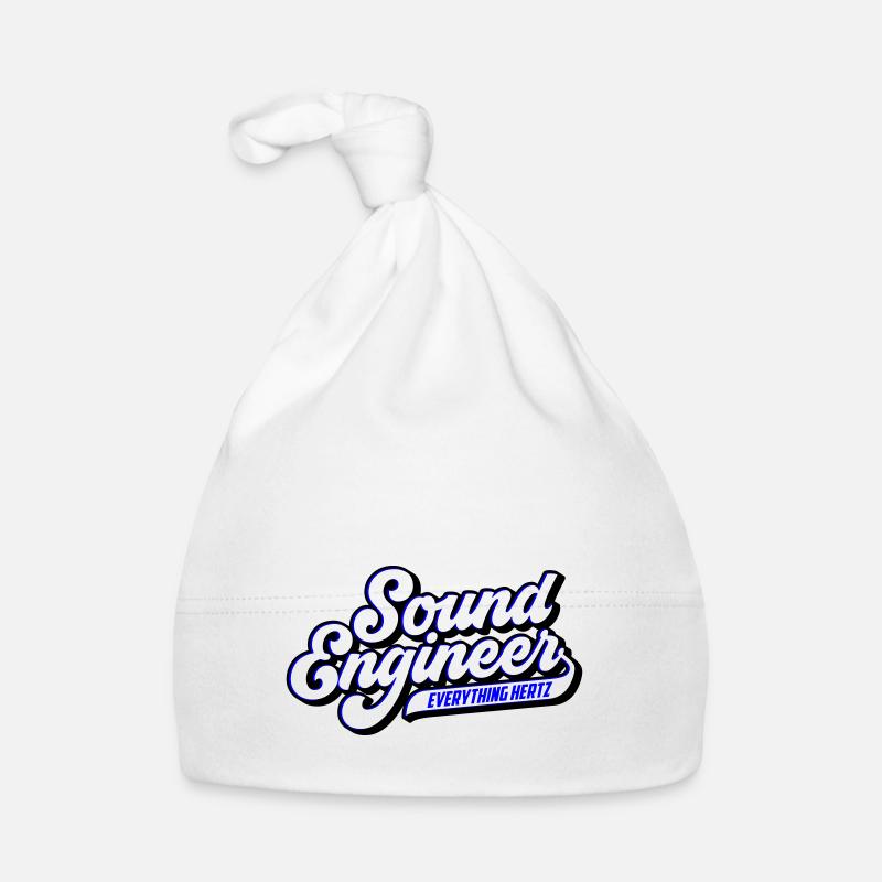 Sound Engineer Everything Hertz | Colors can be changed Organic Baby Cap