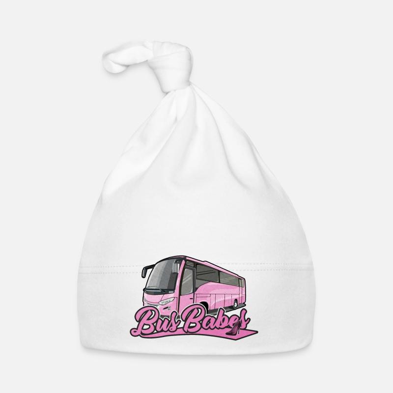 Bus Babes | Cadeau de chauffeur de bus Bonnet bio Bébé
