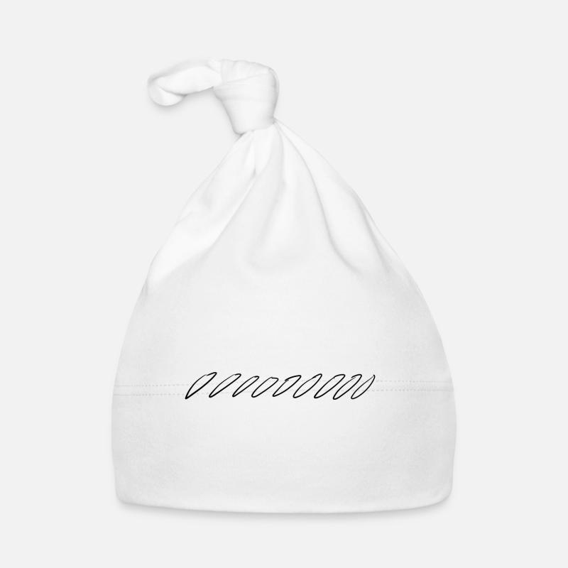 lange kreise oval linke strich Baby Bio-Mütze