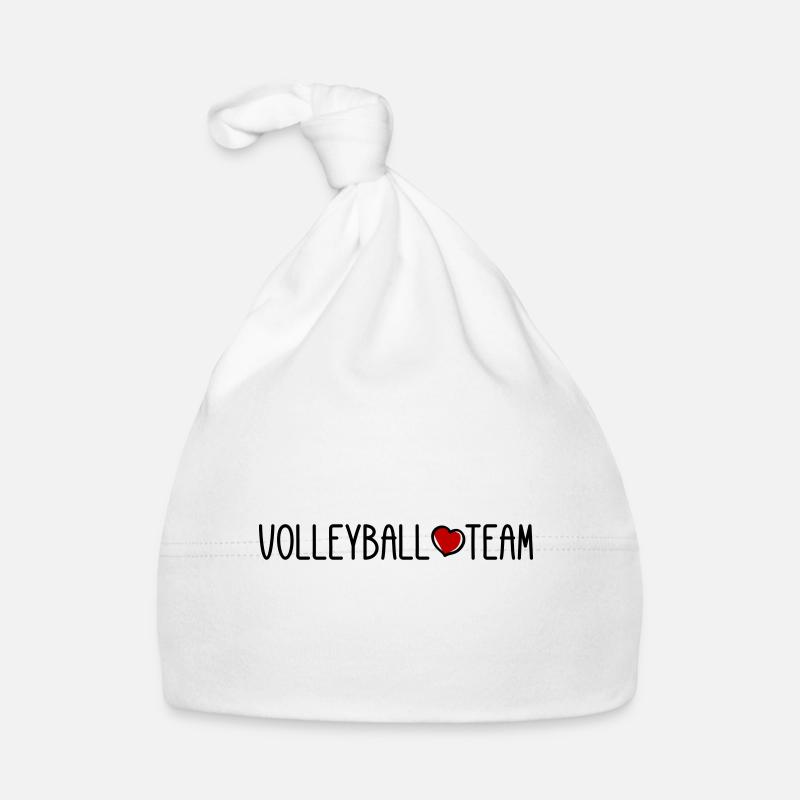 Volleyball Team Organic Baby Cap