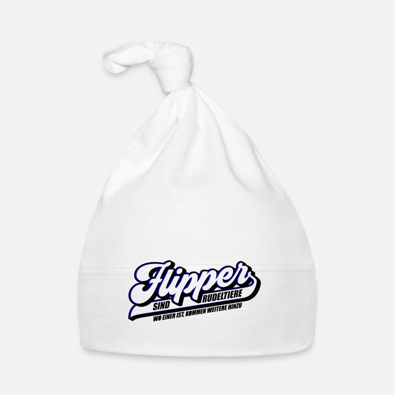 Farben änderbar | Flipper sind Rudeltiere Baby Bio-Mütze