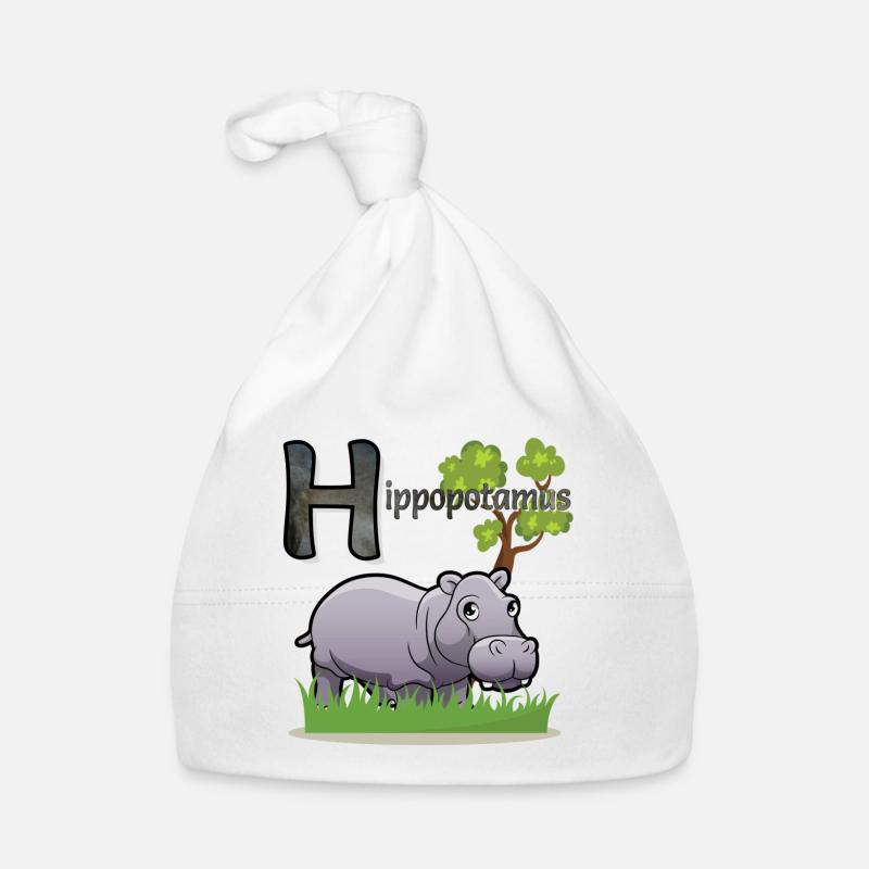 Hippopotame Bonnet bio Bébé