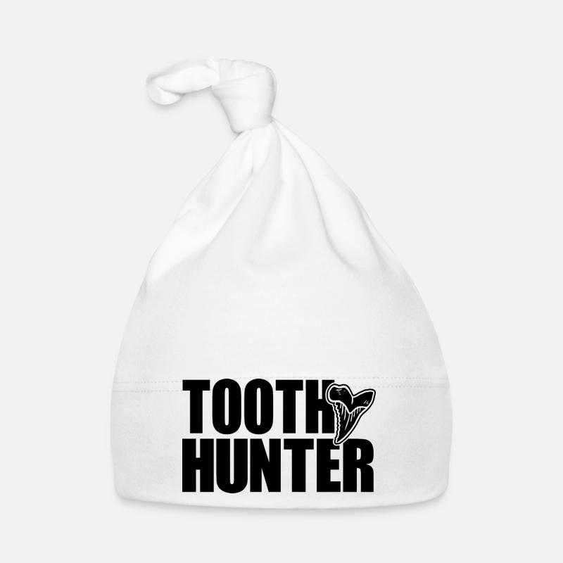 Tooth Hunter Tooth Hunter Shark Tooth Shark Dents de dent de requin Bonnet bio Bébé