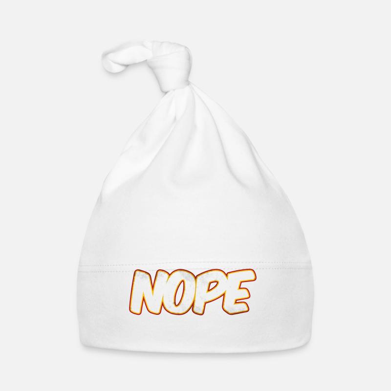 NOPE Nope nope Organic Baby Cap