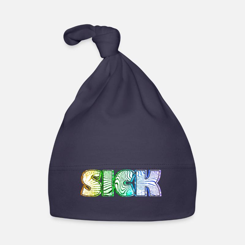 Sick sick SICK | Krankes Krank Design Organic Baby Cap