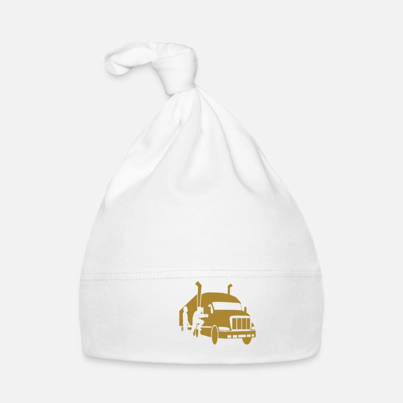 Truck Driver Evolution Trucker Bonnet bio Bébé