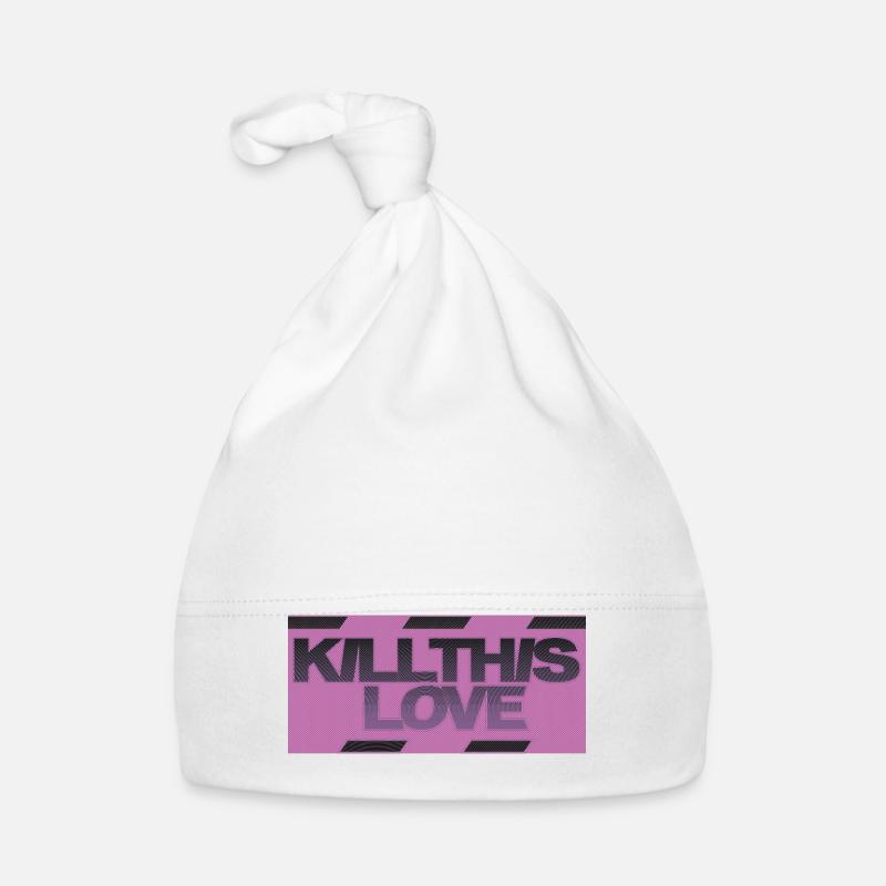 K-Pop Kill this Love - Baby Bio-Mütze - Weiß