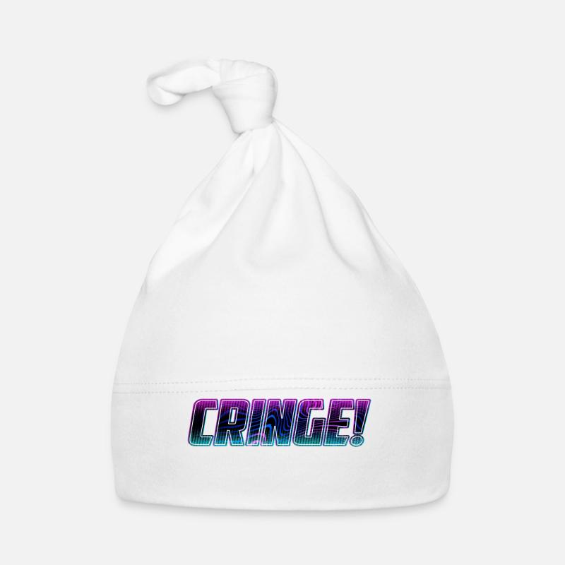 CRINGE grince des dents Cringe | Embarras par procuration Bonnet bio Bébé