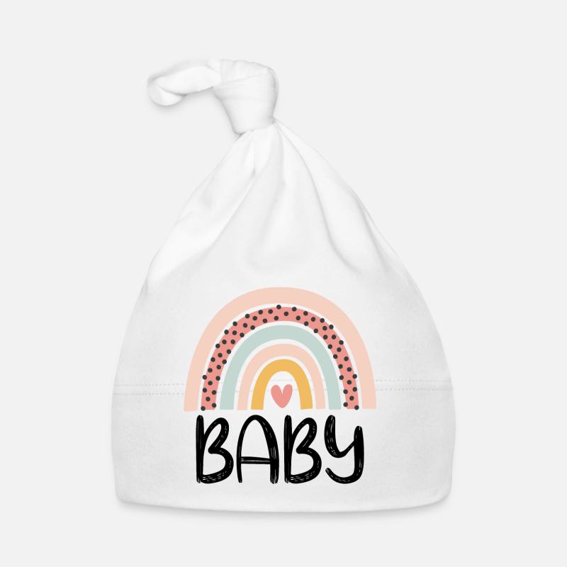 Baby Süßer Regenbogen Baby Bio-Mütze