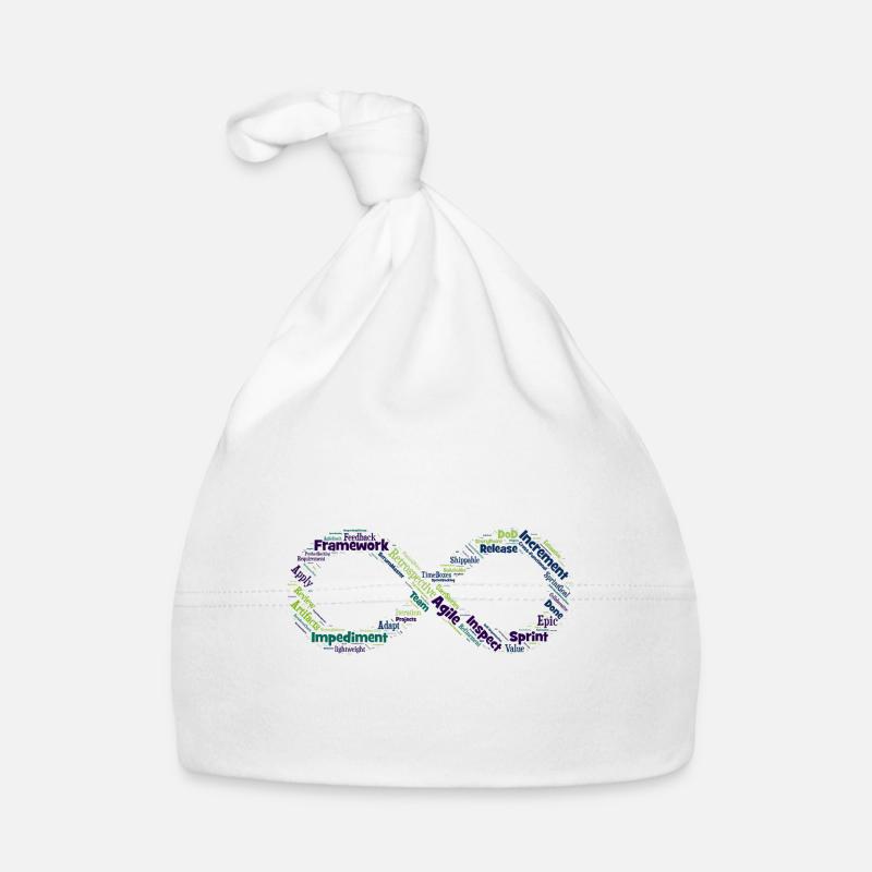 boucle agile - Bonnet bio Bébé - blanc