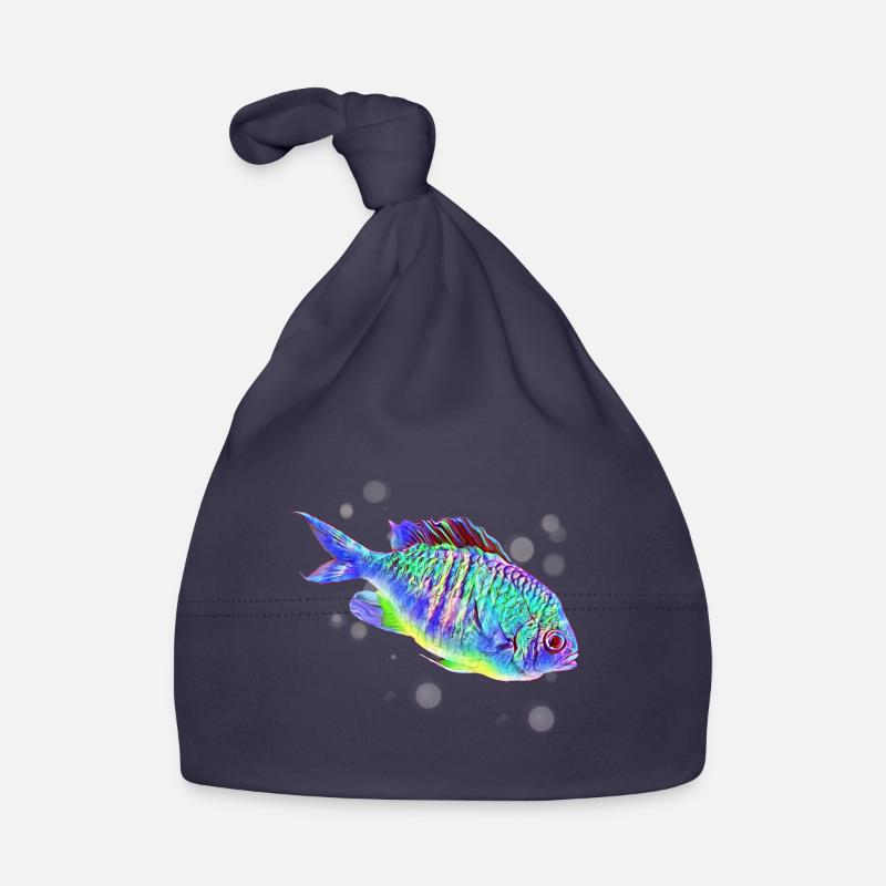 fish Organic Baby Cap