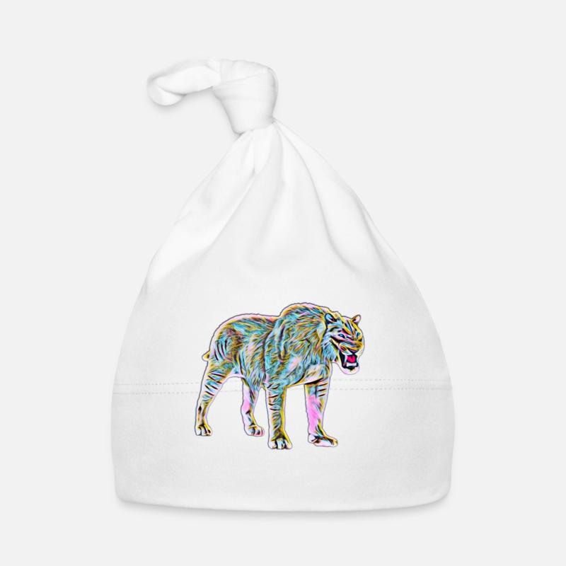 Säbelzahntiger Baby Bio-Mütze