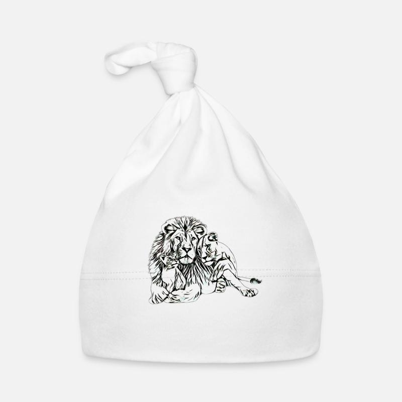 Lions Organic Baby Cap