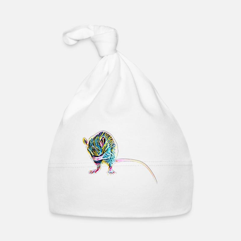 Rat - Bonnet bio Bébé - blanc