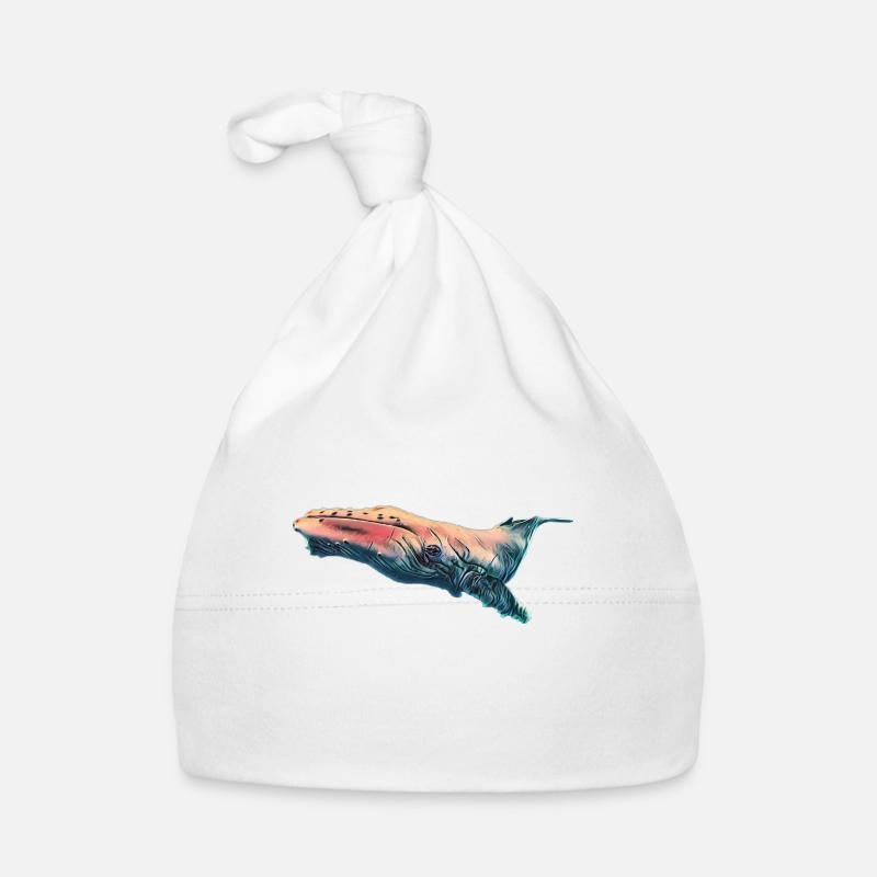 Baleine à bosse Bonnet bio Bébé