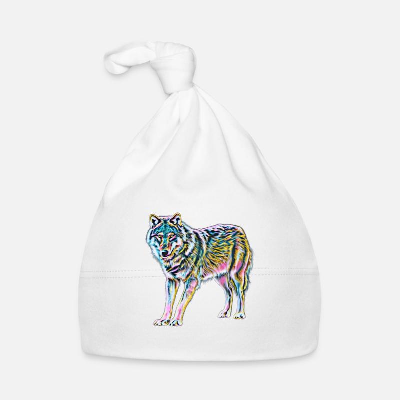 Wolf Baby Bio-Mütze