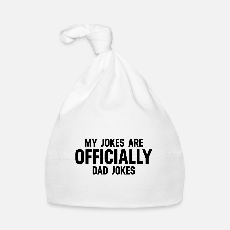 Meine Witze sind offiziell Papa Witze Baby Bio-Mütze
