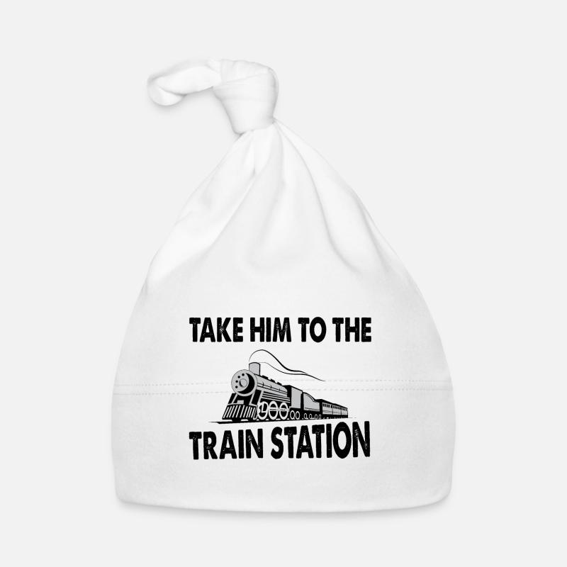 Emmenez-le au train Bonnet bio Bébé