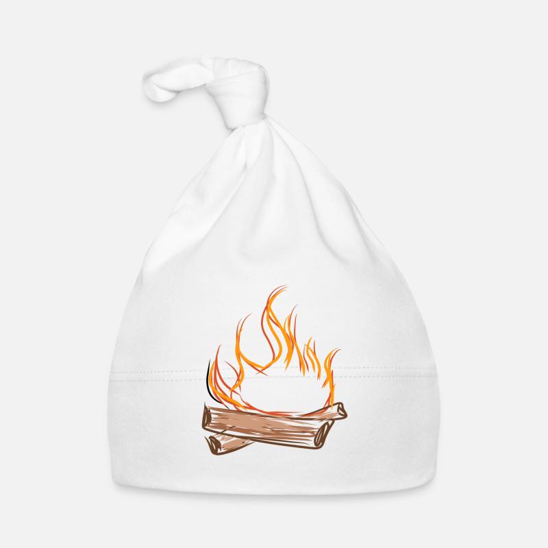 Lagerfeuer feuer Baby Bio-Mütze