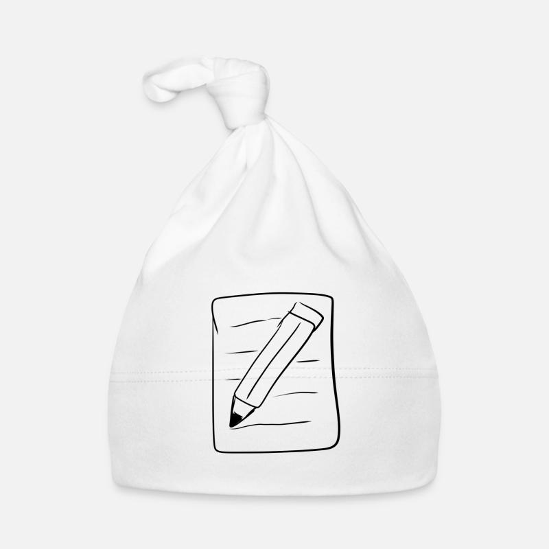 draw pen Organic Baby Cap