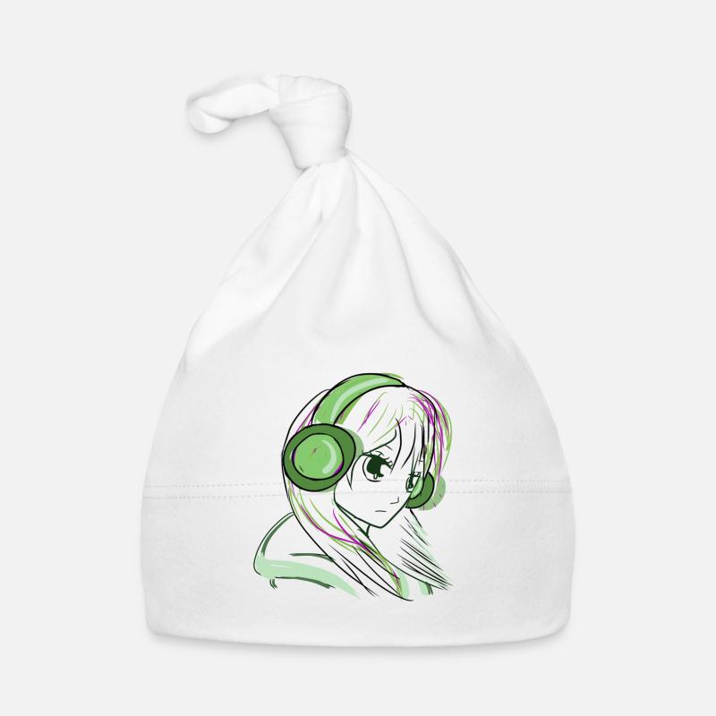 manga green Organic Baby Cap