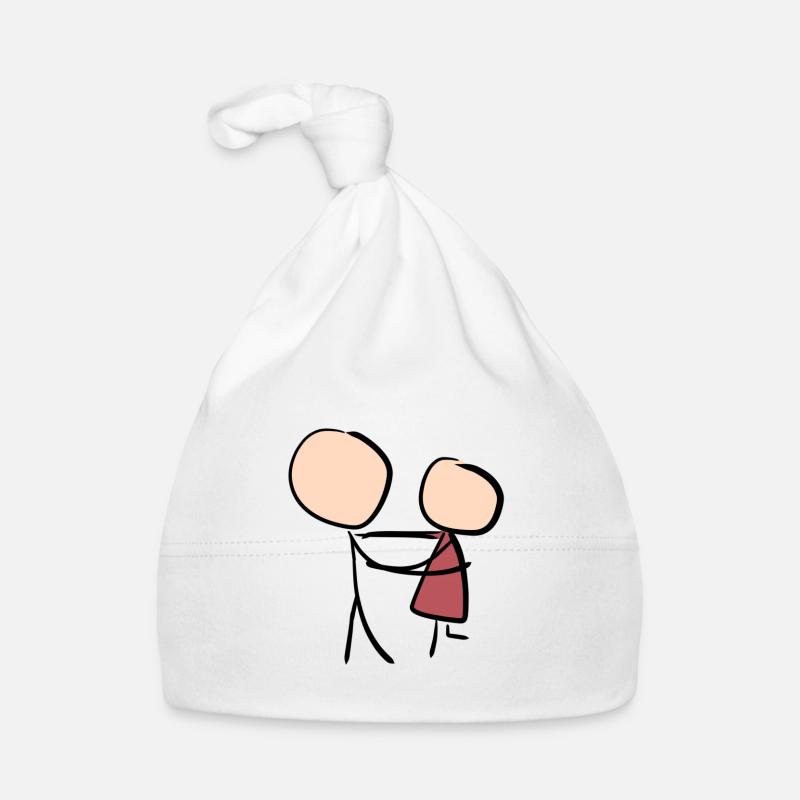 dance dear Valentine's Day couple couples Organic Baby Cap