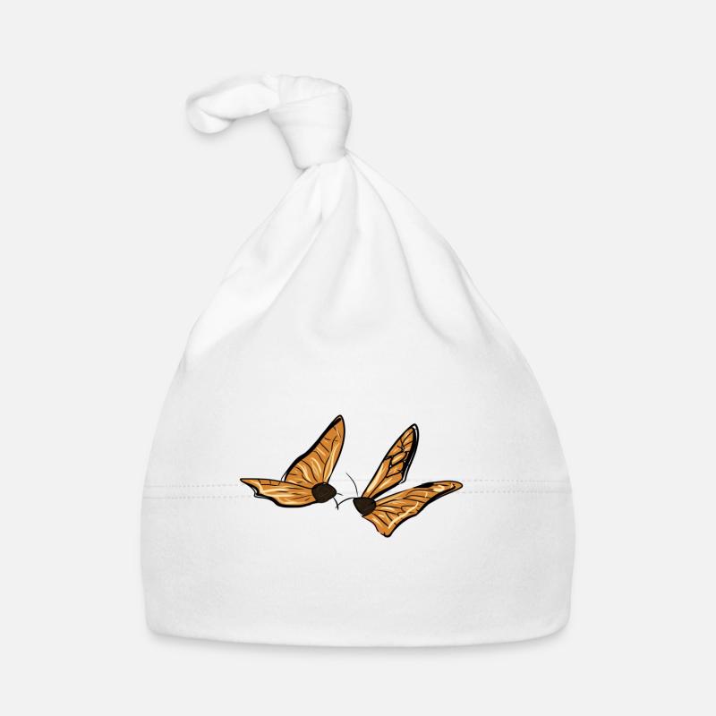 papillon insecte animal symbole printemps Bonnet bio Bébé