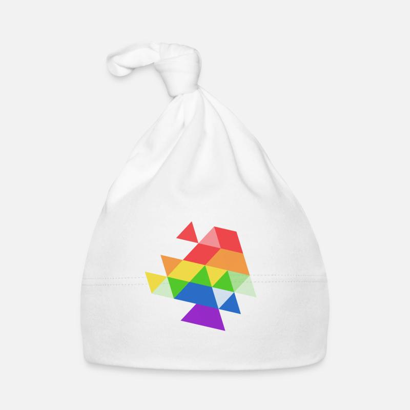 dreieck symbol muster regenbogen lgbt symbol Baby Bio-Mütze