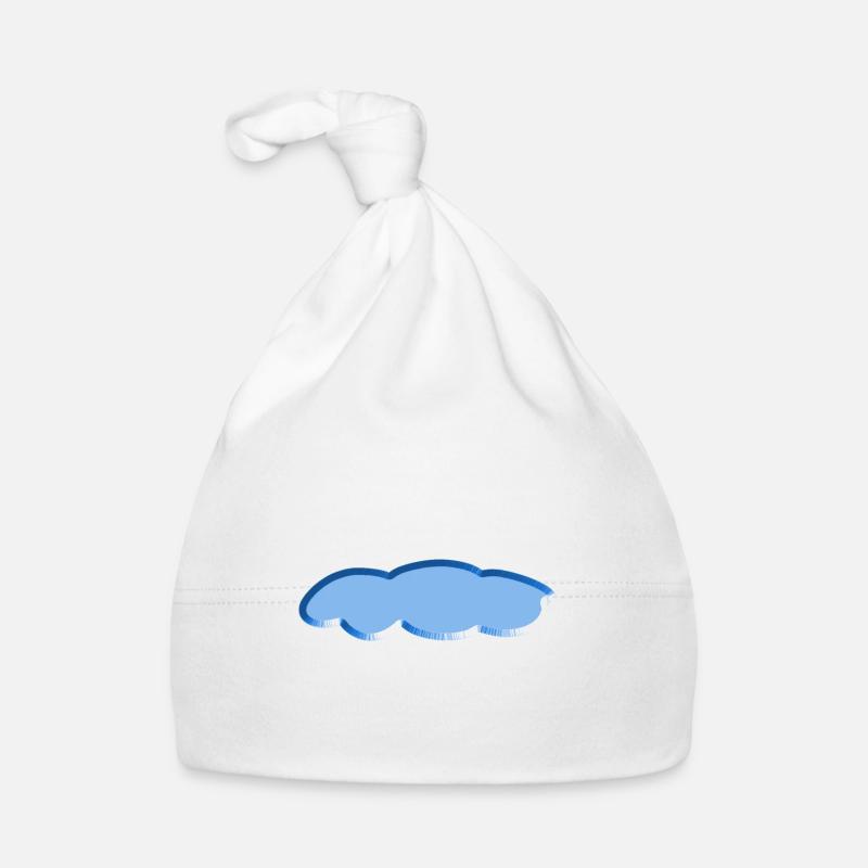 symbole de nuage bleu ciel Bonnet bio Bébé