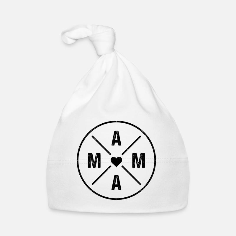Mama Herz Mutter Liebe Muttertag Geschenk Baby Bio-Mütze