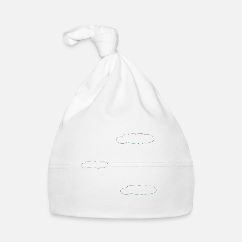 ciel arrière-plan trois nuages Bonnet bio Bébé