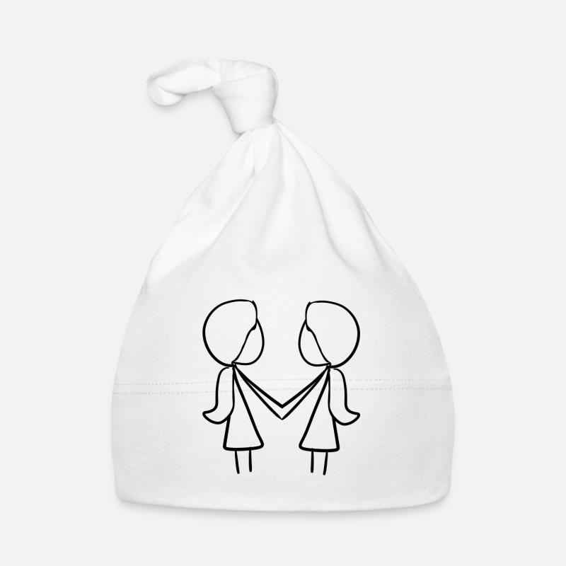 beste Freunde Freundschaft mädchen Baby Bio-Mütze