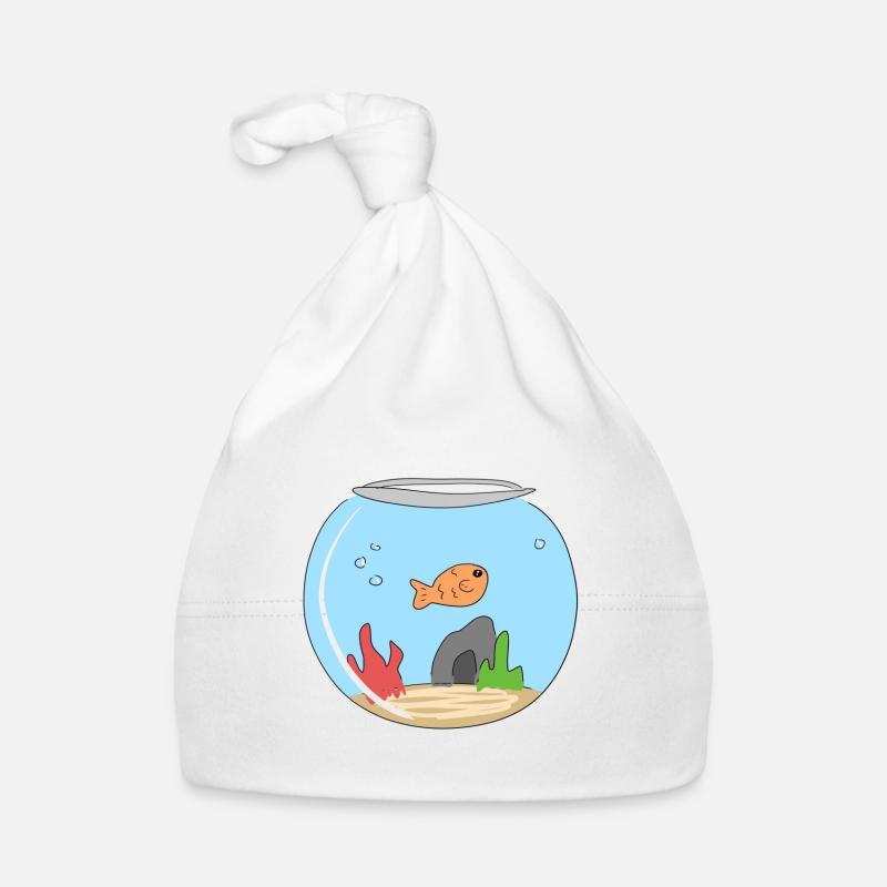 goldfisch fisch tier meerestier symbol Baby Bio-Mütze