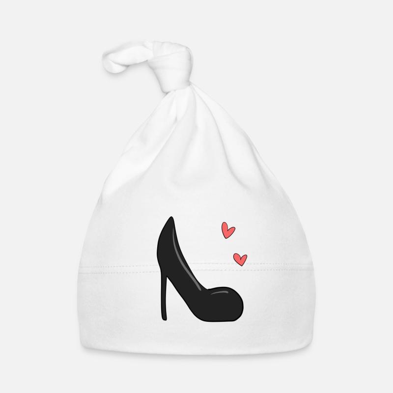 high heels schuh mädchenhaft weiblich Baby Bio-Mütze