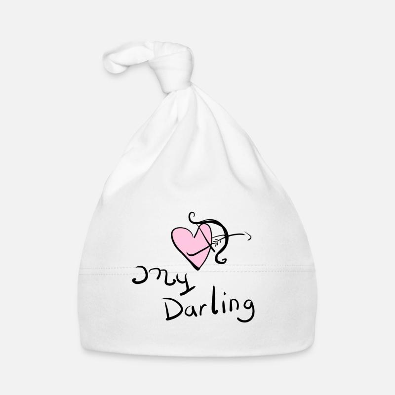 mon symbole d’amour de cœur de flèche chérie Bonnet bio Bébé