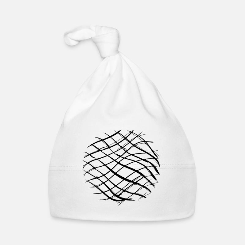 Croix Motif Cercle Croisé Bonnet bio Bébé