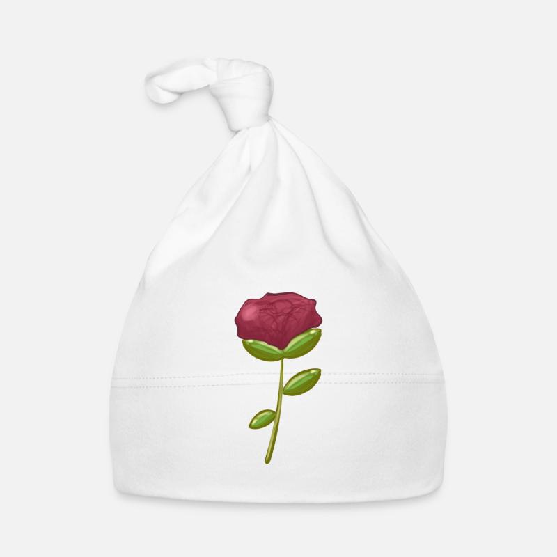 Fleur violette symbole nature Bonnet bio Bébé