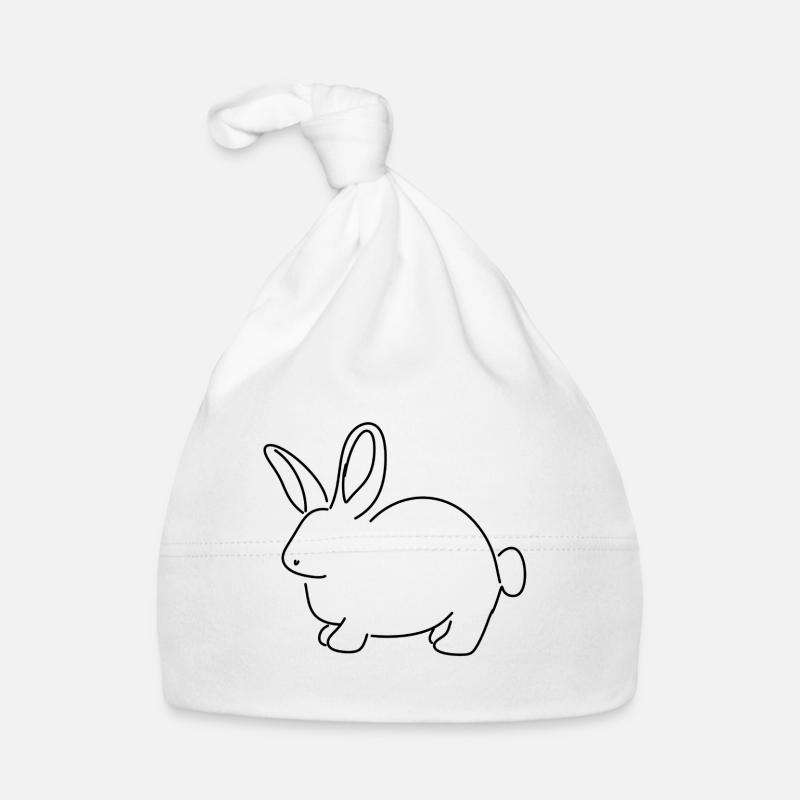 Hase Symbol Tier süß Baby Bio-Mütze