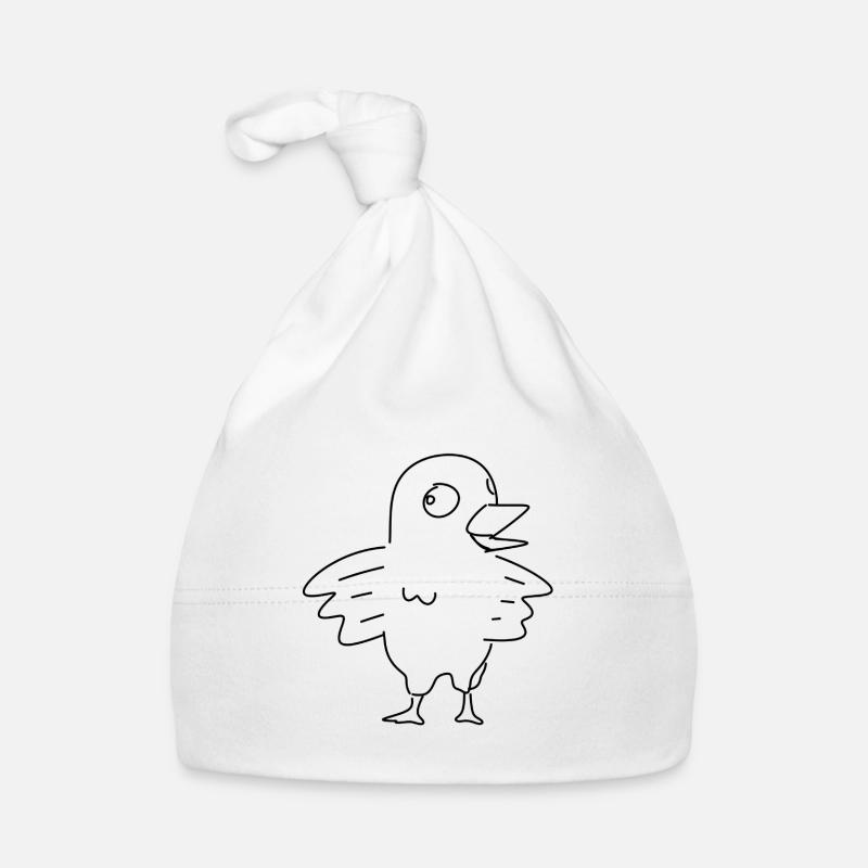 Oiseau Chick Cartoon Animal Bonnet bio Bébé