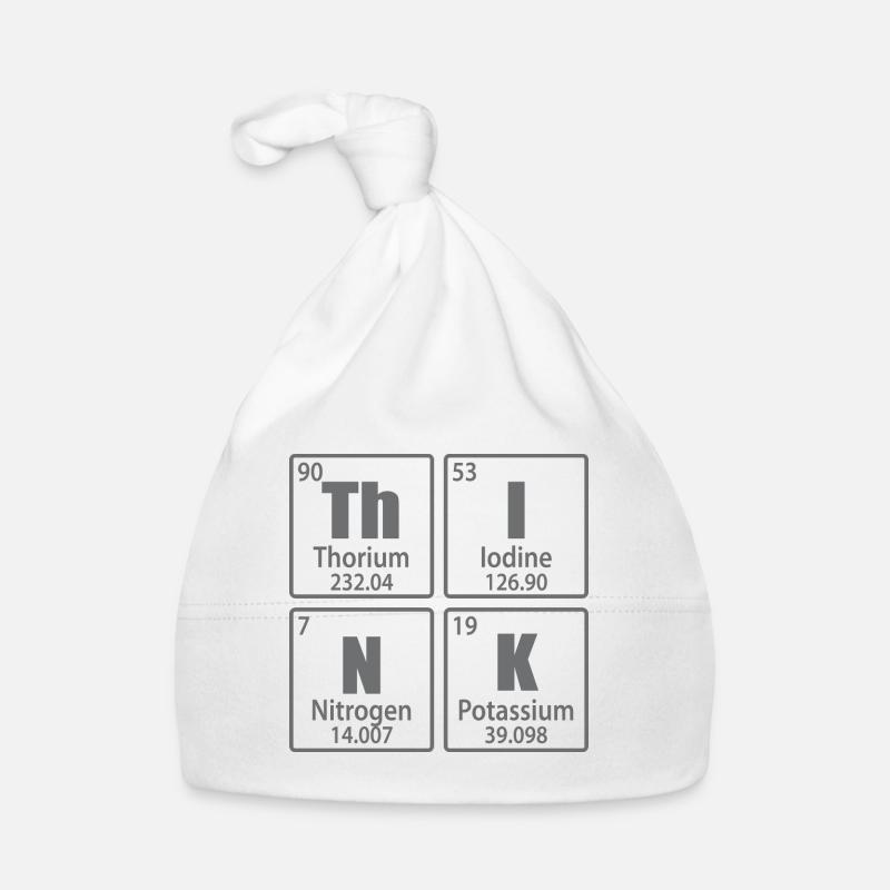 Denken - Elemente des Periodensystems Baby Bio-Mütze