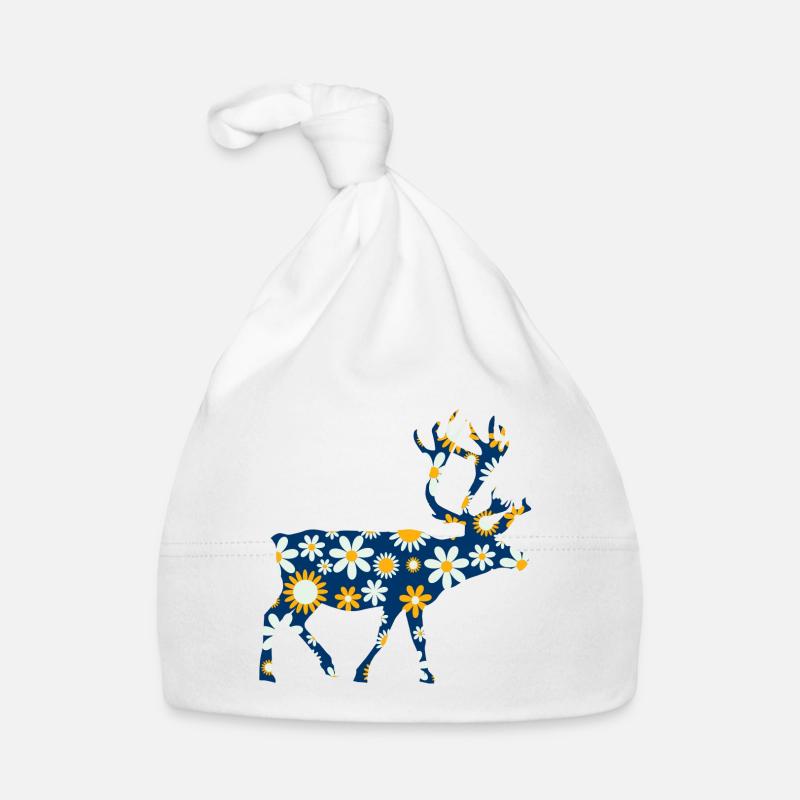 Renna Rennes Scandinavia Cappellino ecologico per neonato