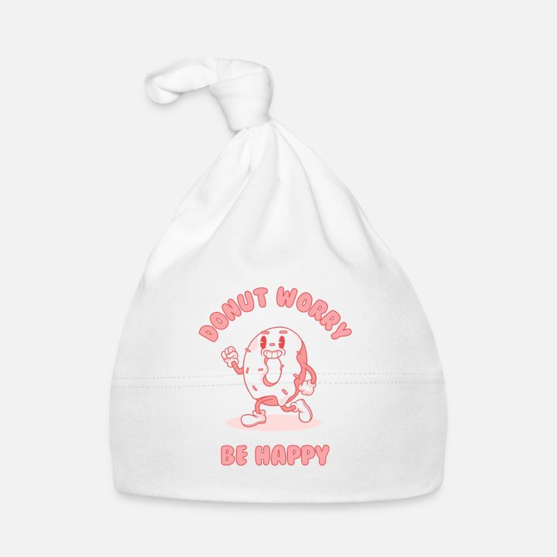 Krapfen Baby Bio-Mütze